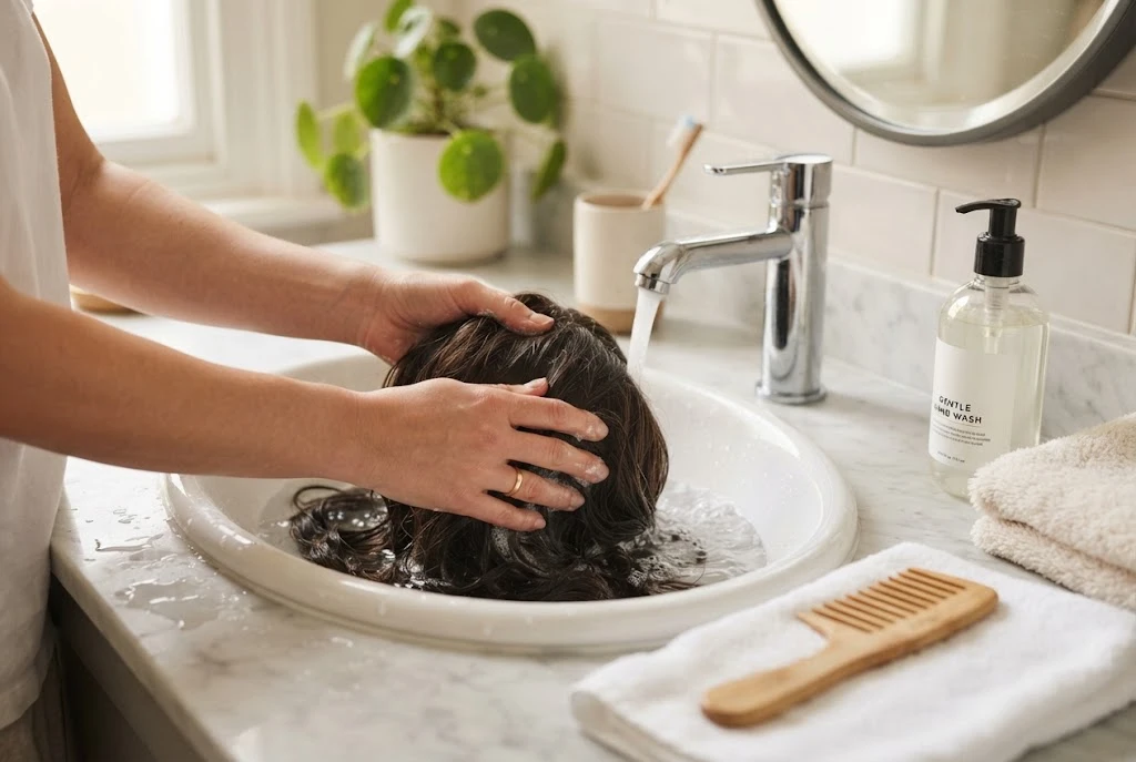 how to wash a synthetic wig without wig shampoo at home